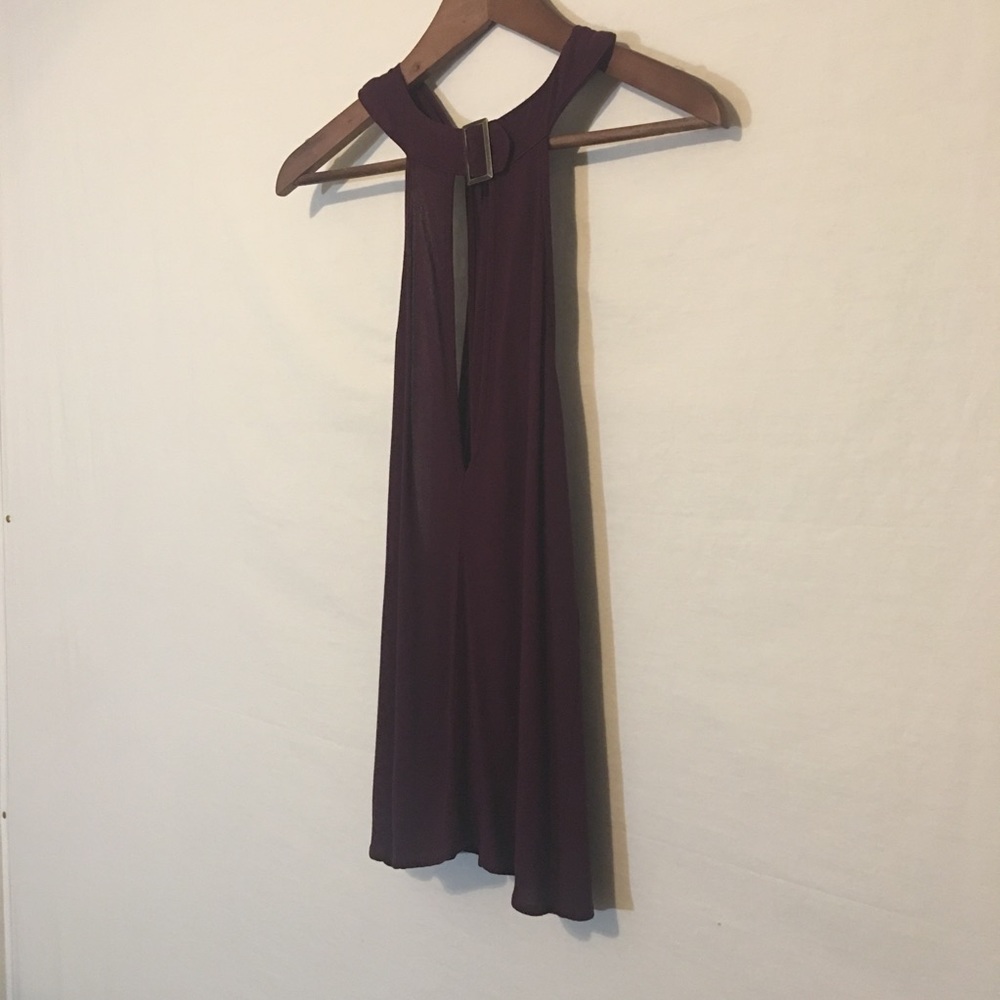Free People Plum Sleeveless Top - Picture 3 of 6